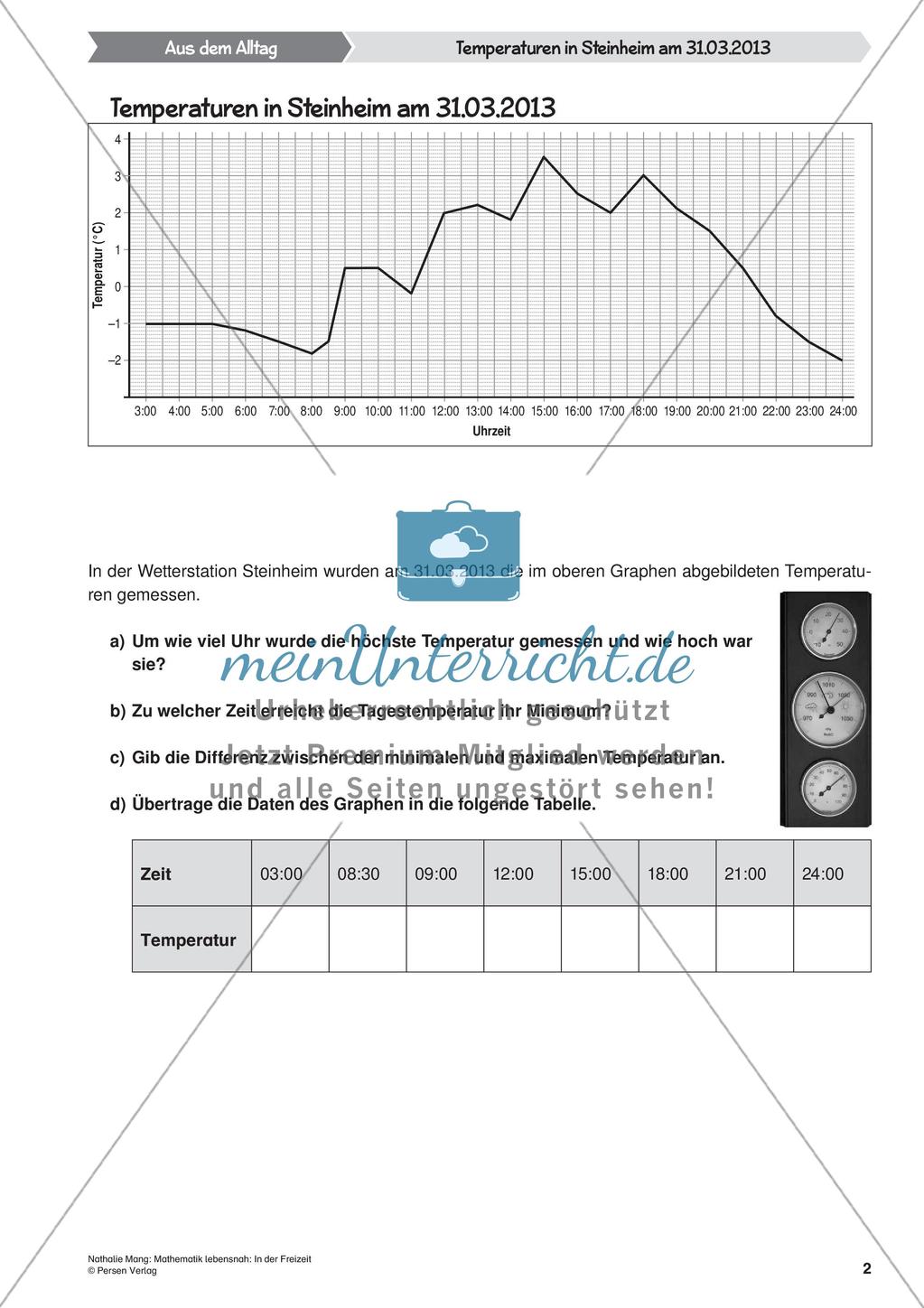 Mathematik lebensnah: In der Freizeit Preview 4