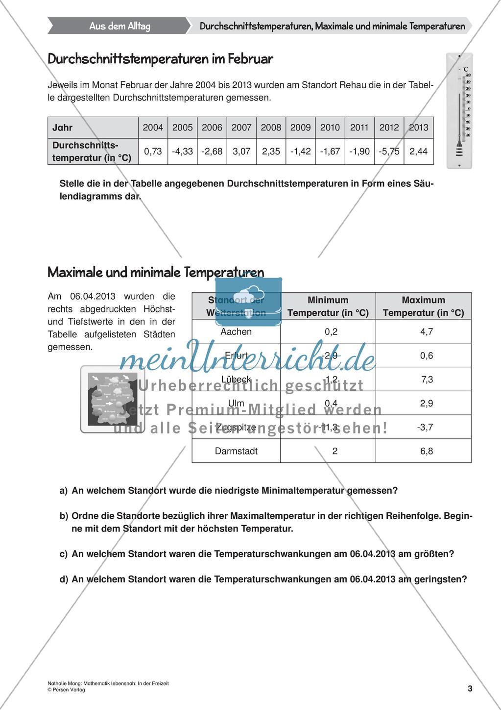 Mathematik lebensnah: In der Freizeit Preview 5