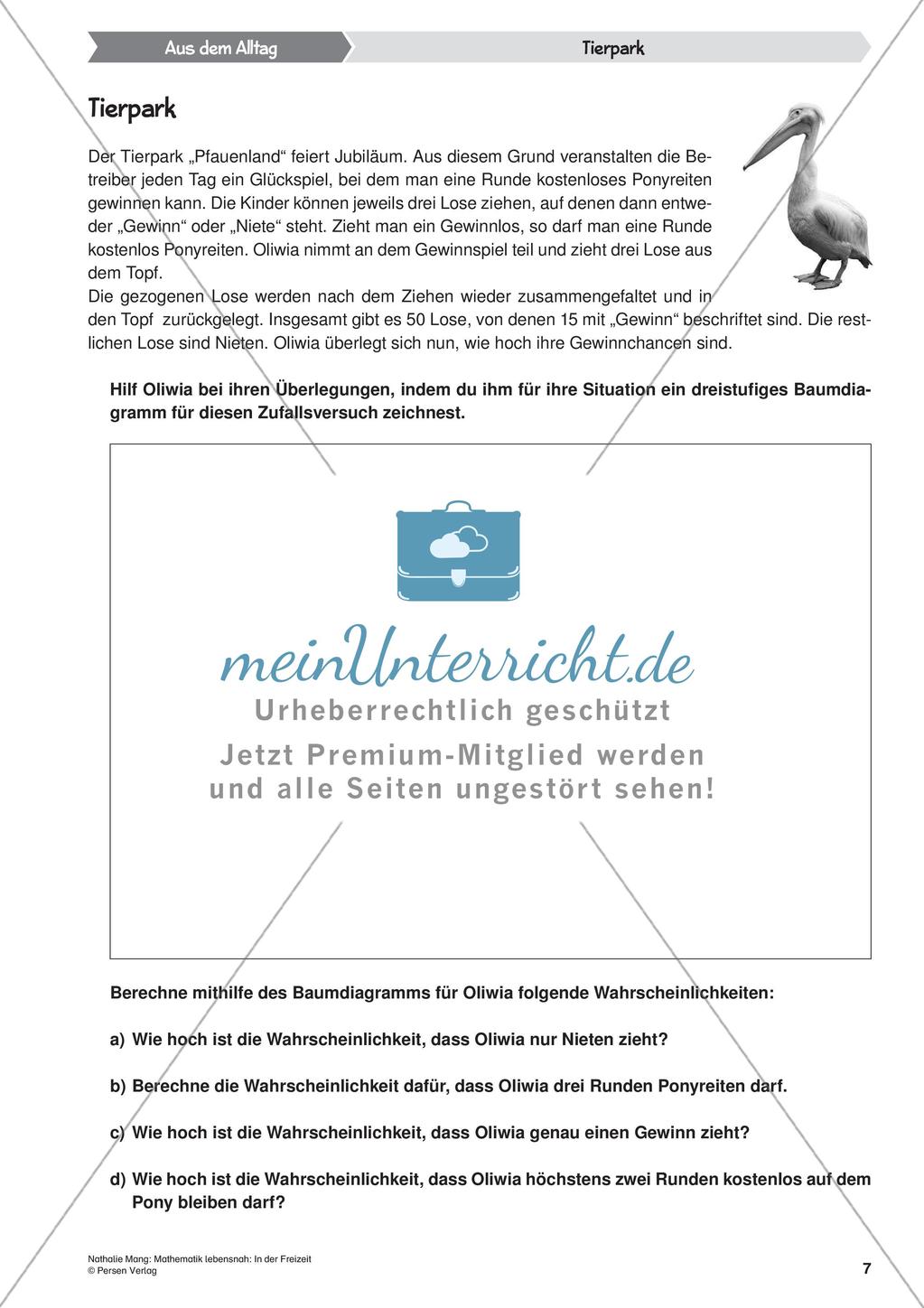 Mathematik lebensnah: In der Freizeit Preview 9