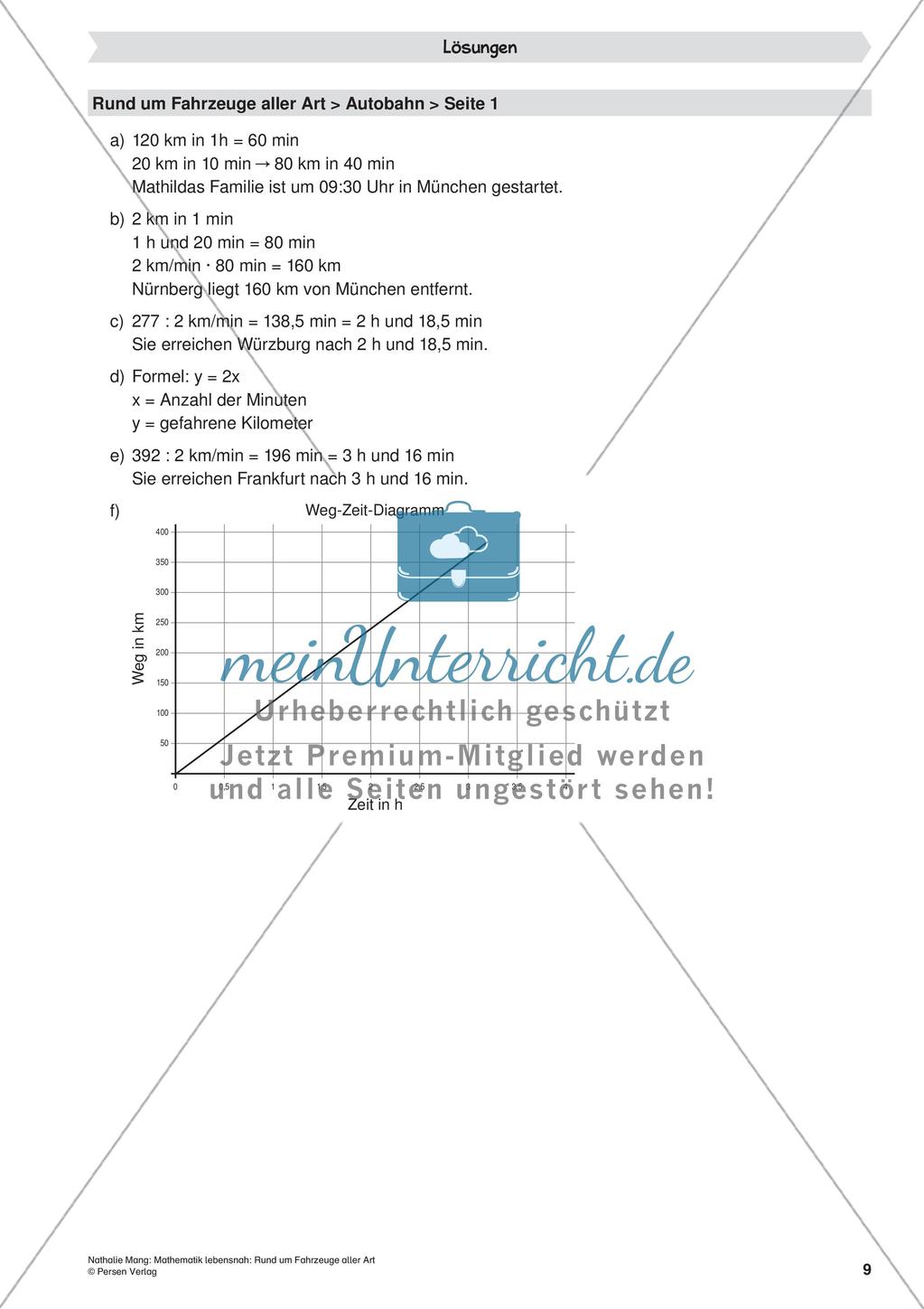 Mathematik lebensnah: Fahrzeuge Preview 11