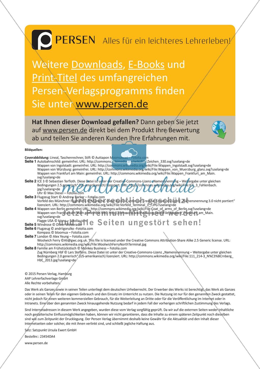 Mathematik lebensnah: Fahrzeuge Preview 17