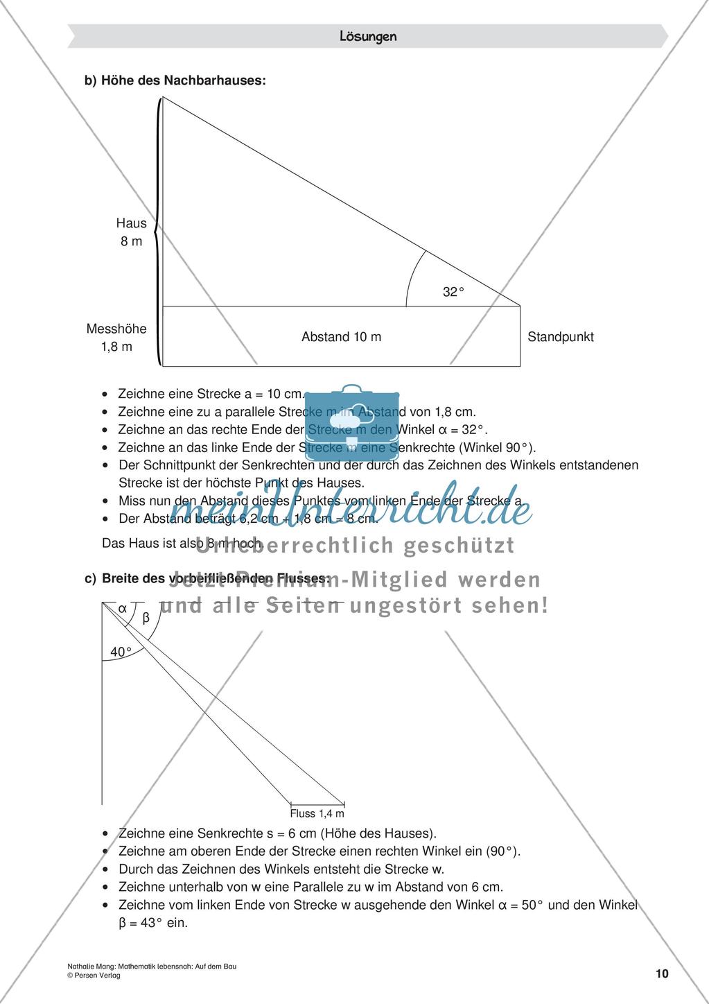 Mathematik lebensnah: Auf dem Bau Preview 12