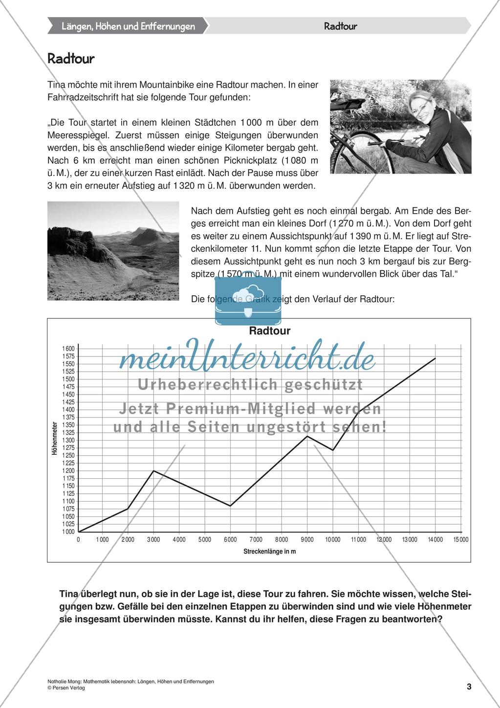 Mathematik lebensnah: Längen, Höhen, Entfernungen Preview 5