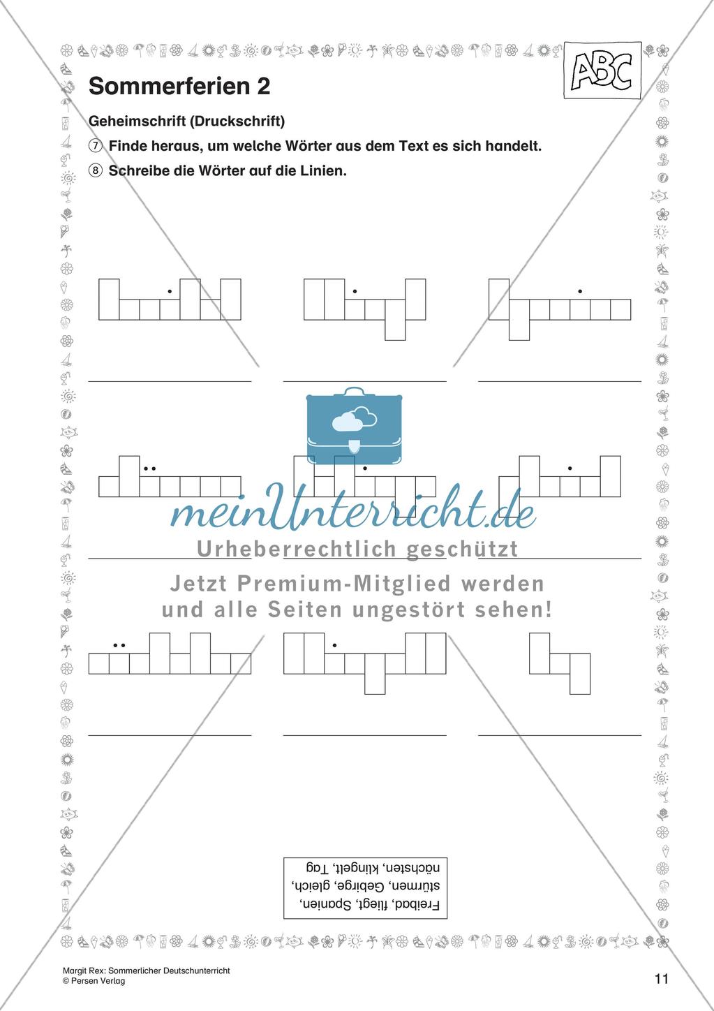 Lernwerkstatt Sommerzeit Preview 13