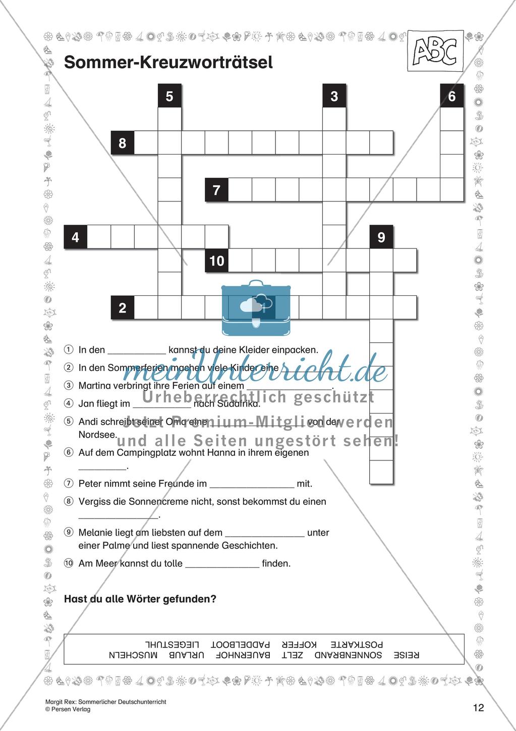 Lernwerkstatt Sommerzeit Preview 14