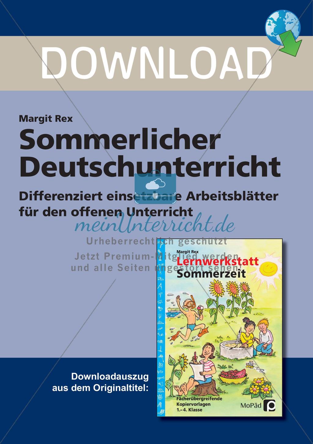 Lernwerkstatt Sommerzeit Preview 1
