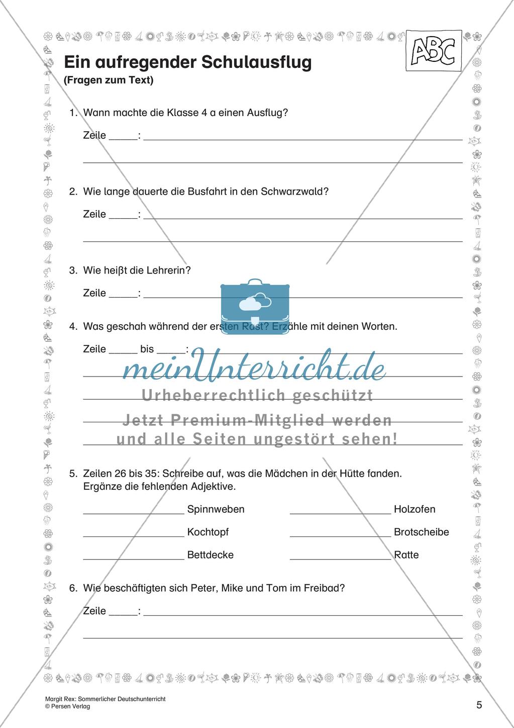 Lernwerkstatt Sommerzeit Preview 7