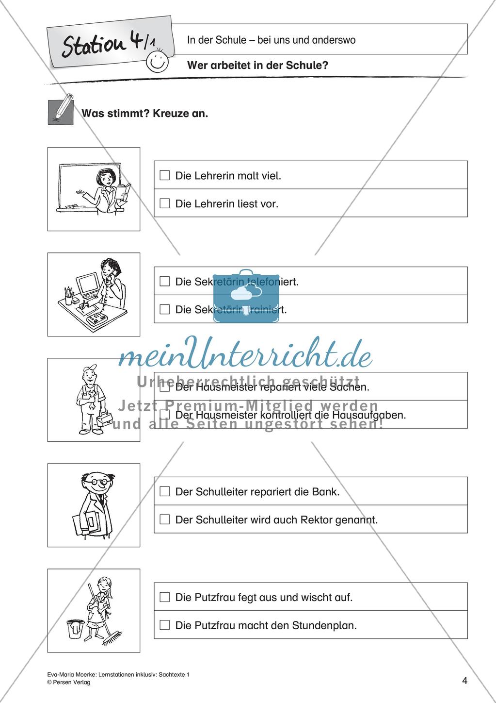 Sachtexte: In der Schule - bei uns und anderswo Preview 6