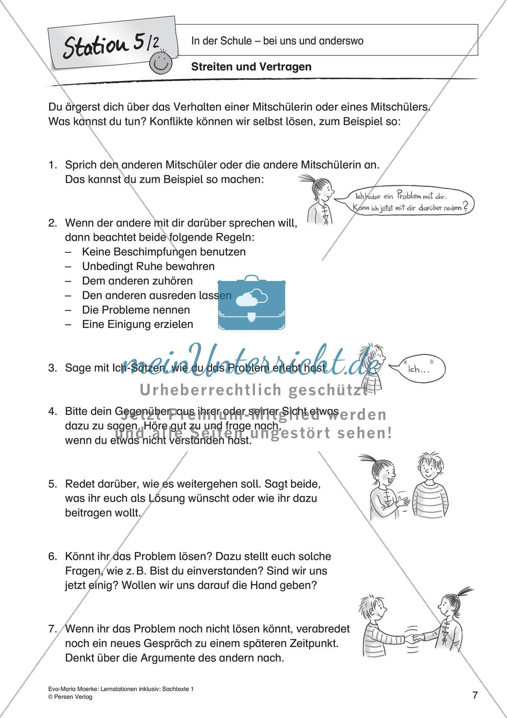 Sachtexte: In der Schule - bei uns und anderswo Preview 9