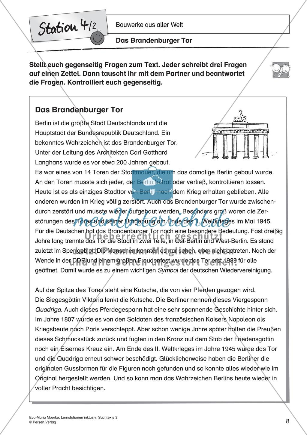 Sachtexte: Bauwerke aus aller Welt Preview 10