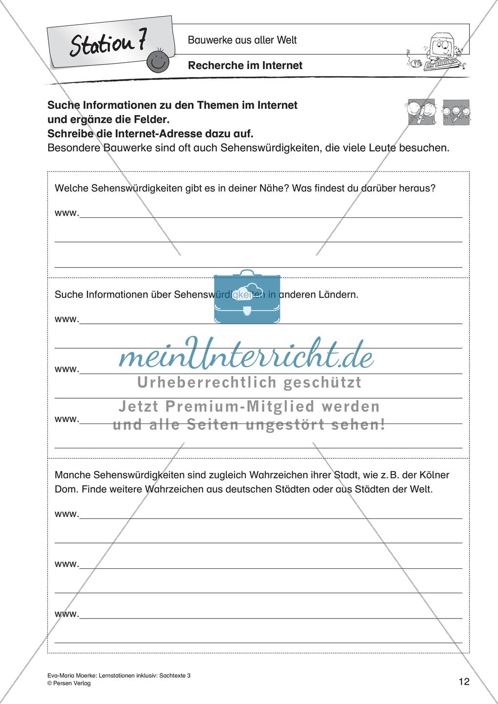 Sachtexte: Bauwerke aus aller Welt Preview 14