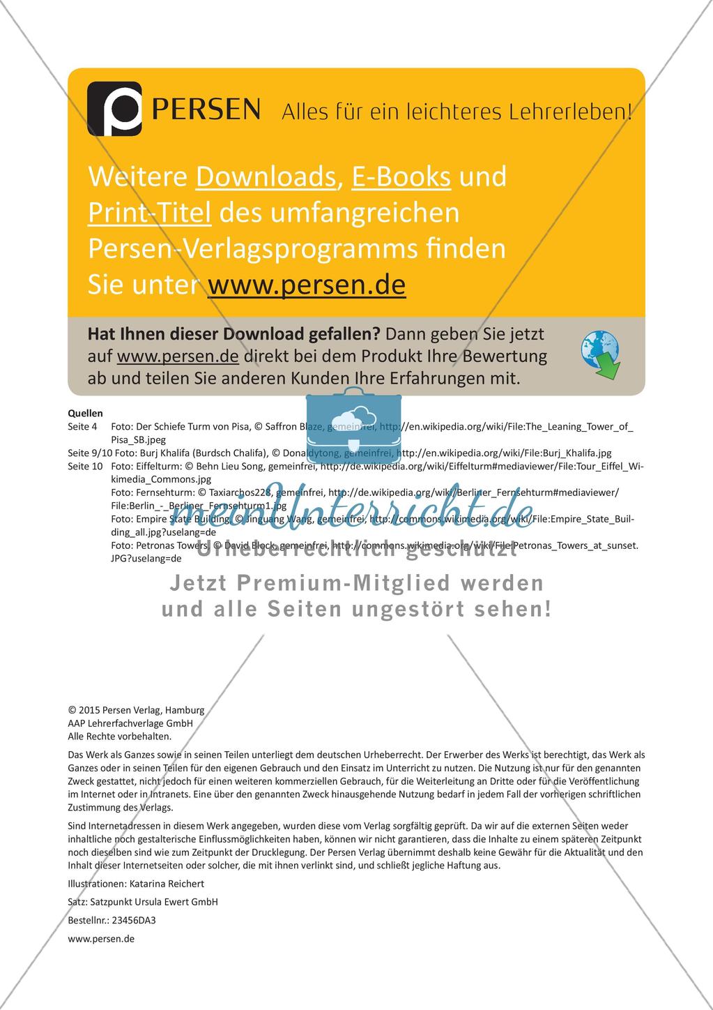 Sachtexte: Bauwerke aus aller Welt Preview 15