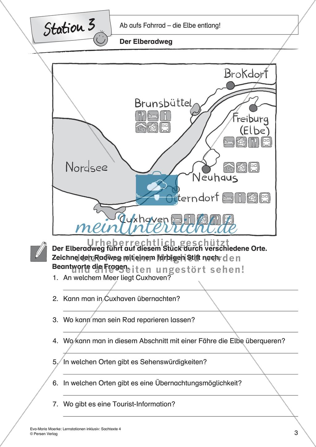 Sachtexte: Ab aufs Fahrrad - die Elbe entlang Preview 5