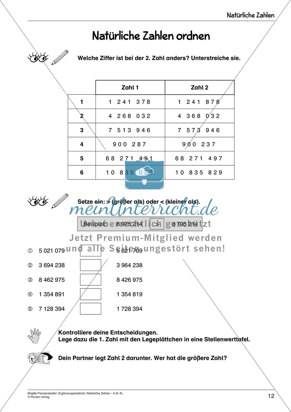 Ergänzungsmaterial: Natürliche Zahlen Preview 14