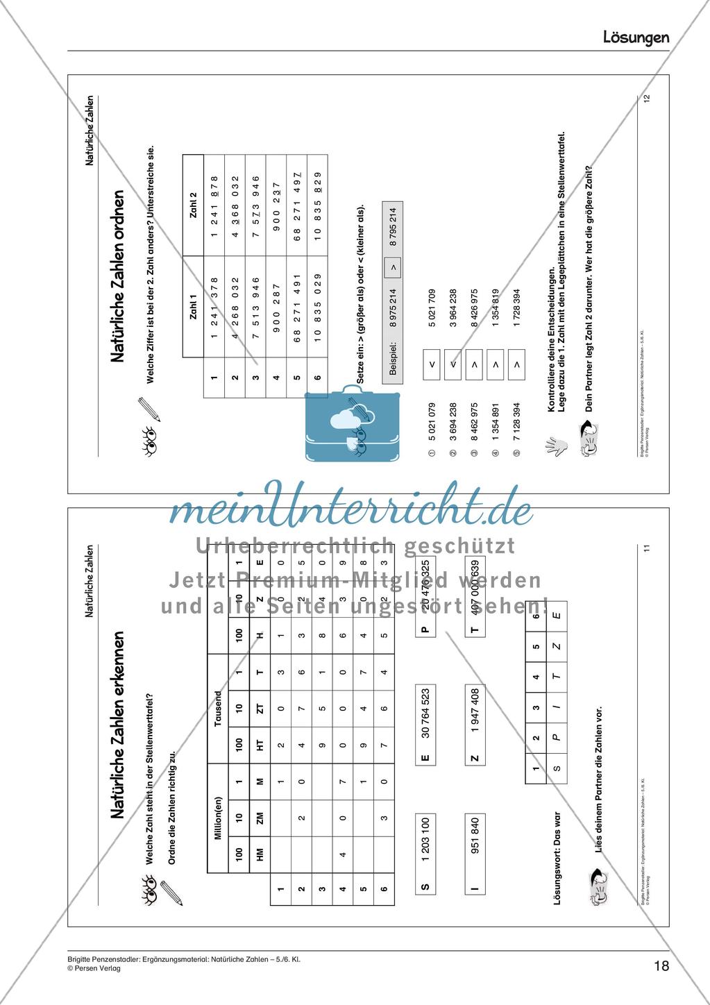 Ergänzungsmaterial: Natürliche Zahlen Preview 20