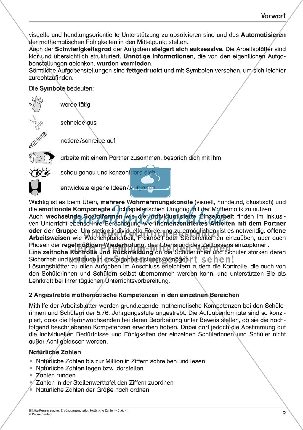 Ergänzungsmaterial: Natürliche Zahlen Preview 4