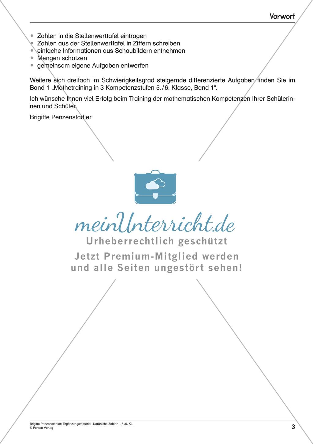 Ergänzungsmaterial: Natürliche Zahlen Preview 5