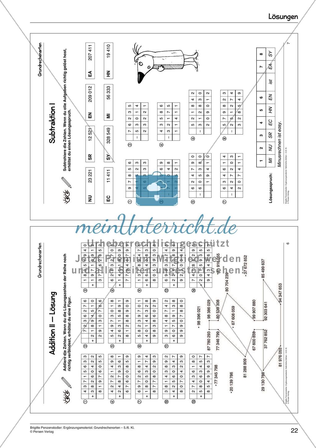 Ergänzungsmaterial: Grundrechenarten Preview 24
