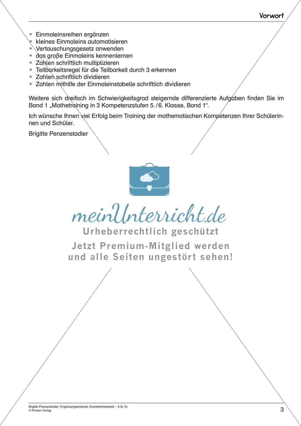Ergänzungsmaterial: Grundrechenarten Preview 5