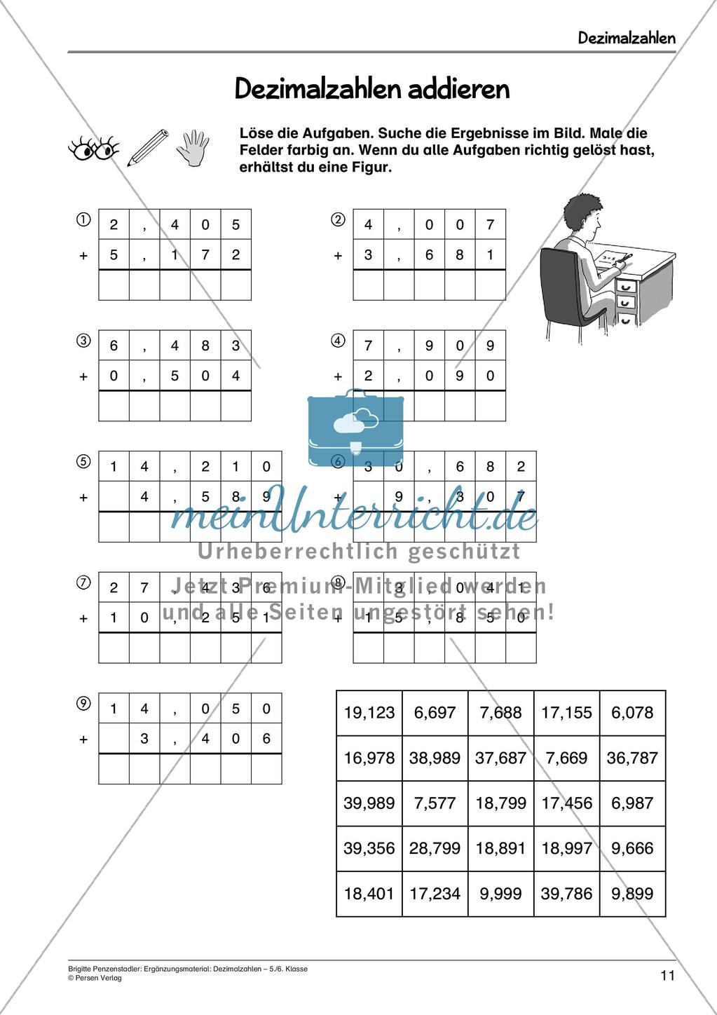 Ergänzungsmaterial: Dezimalzahlen Preview 13