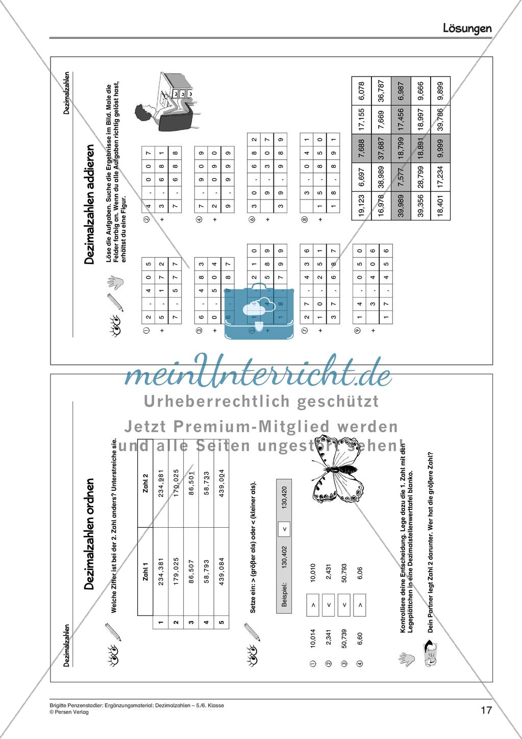Ergänzungsmaterial: Dezimalzahlen Preview 19