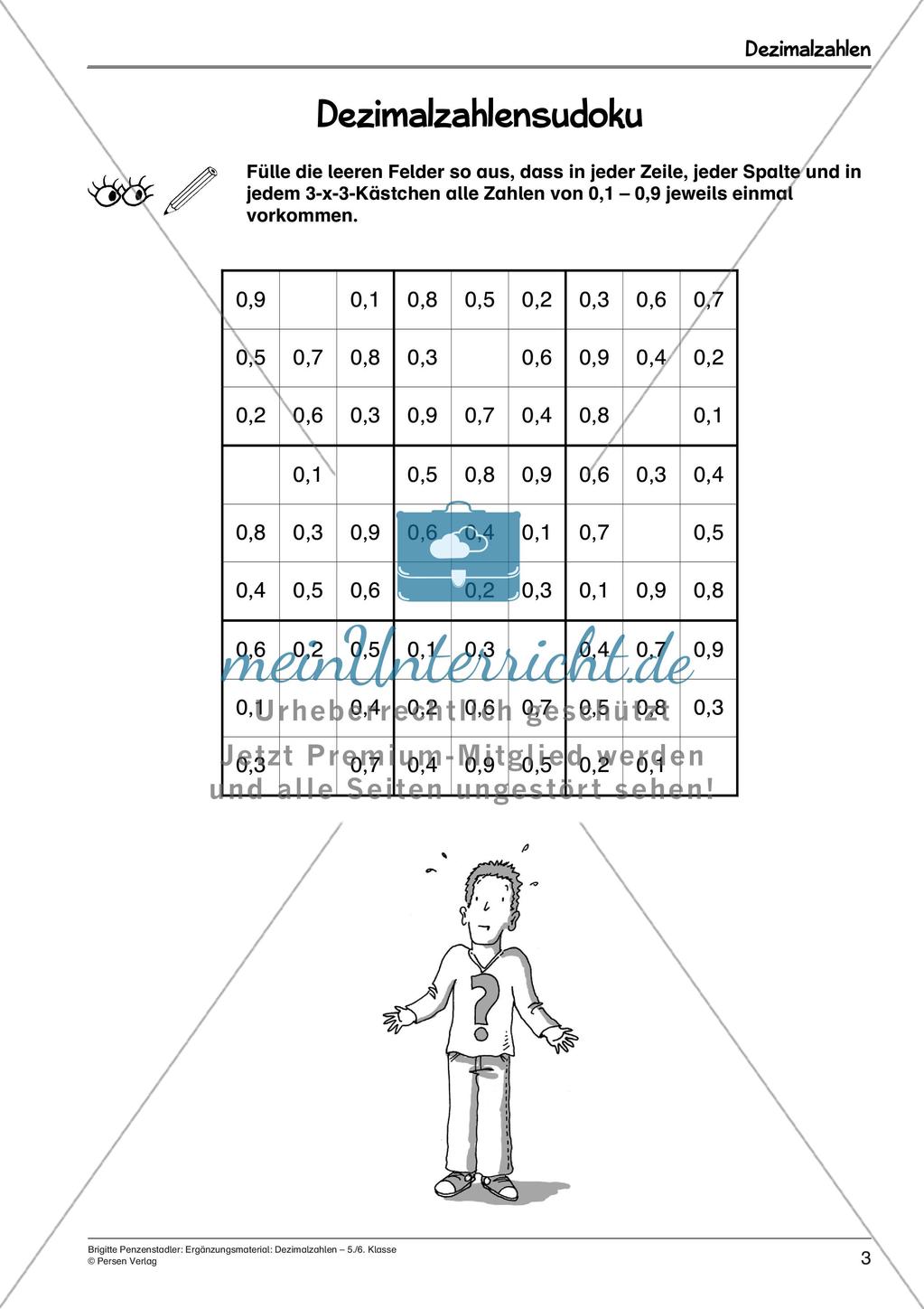 Ergänzungsmaterial: Dezimalzahlen Preview 5