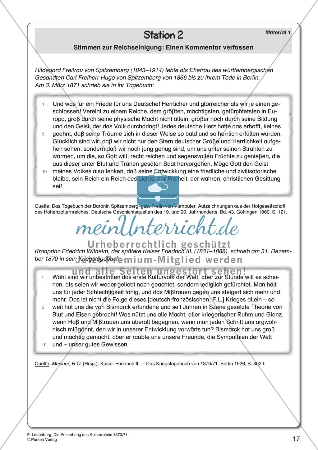 Die Entstehung des Kaiserreichs 1870/71 Preview 19