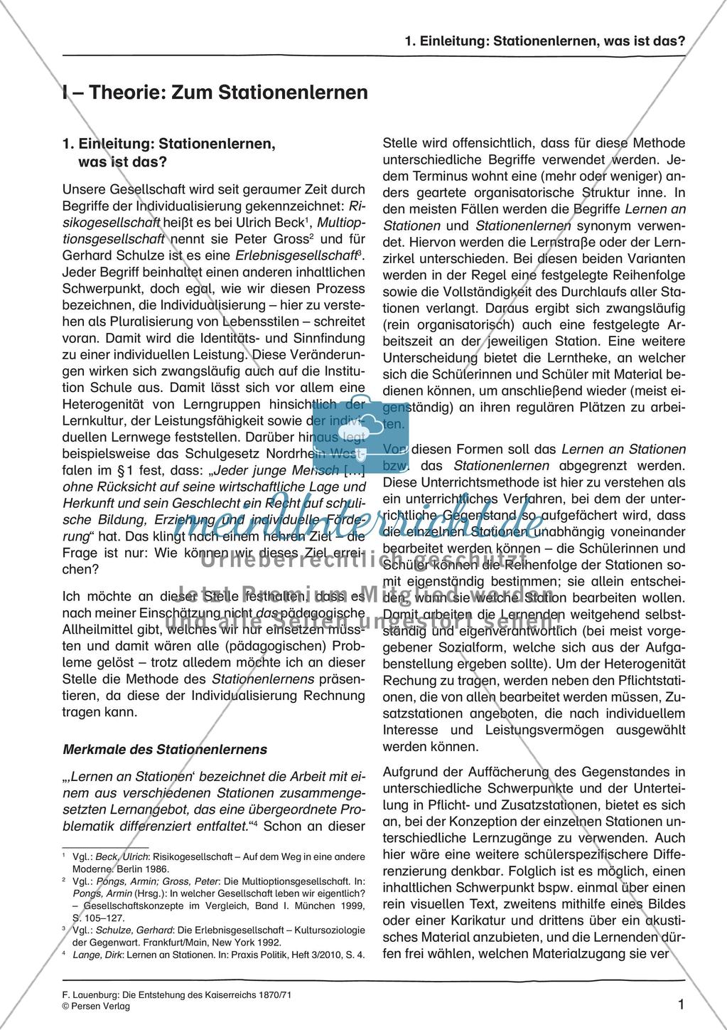 Die Entstehung des Kaiserreichs 1870/71 Preview 3