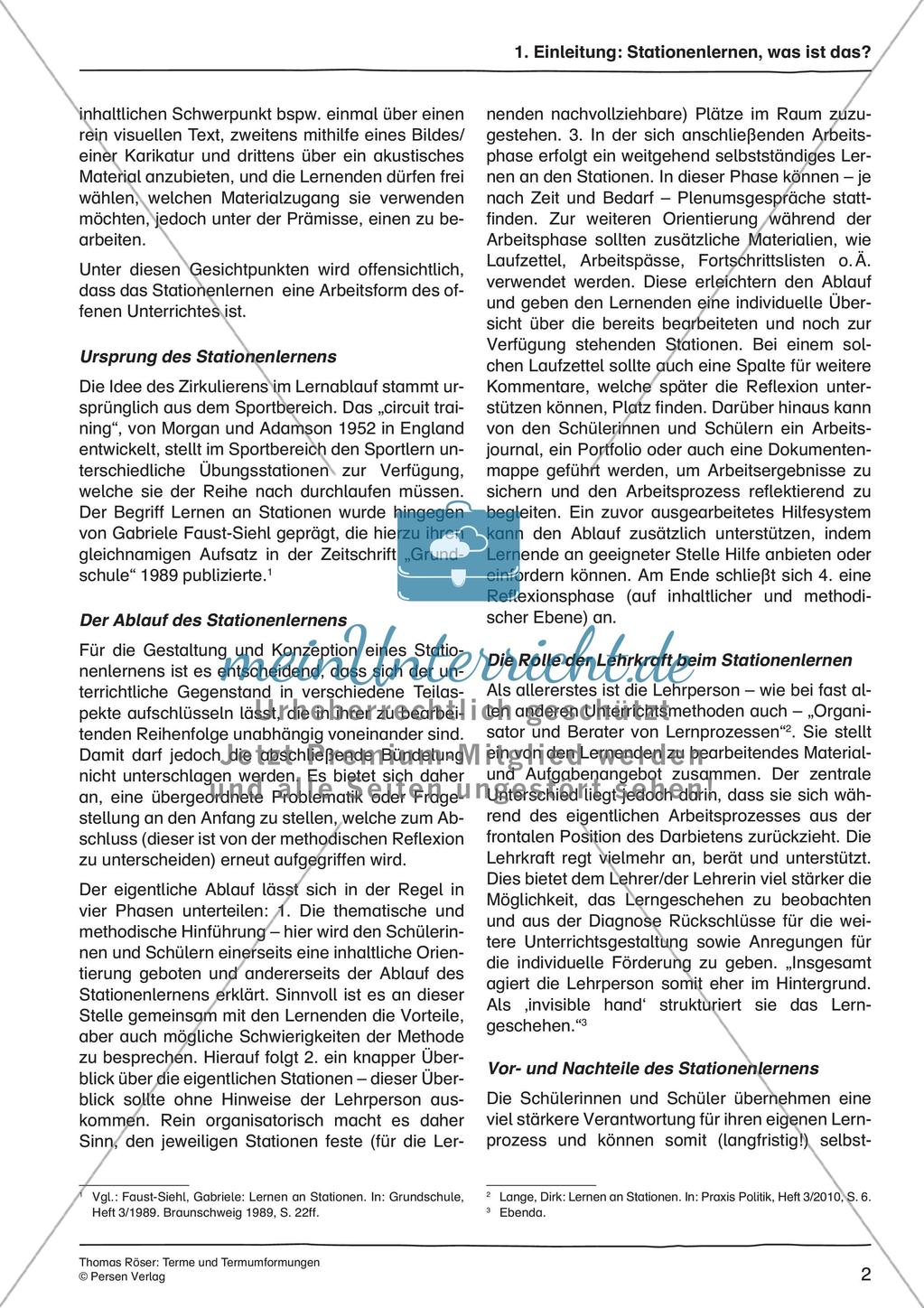 Terme und Termumformungen Preview 4
