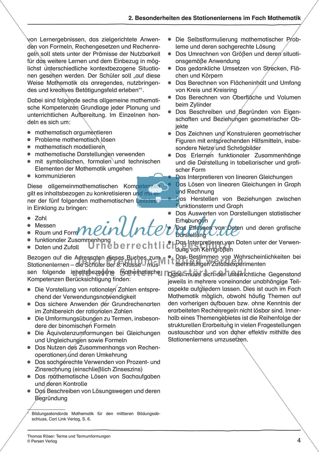 Terme und Termumformungen Preview 6