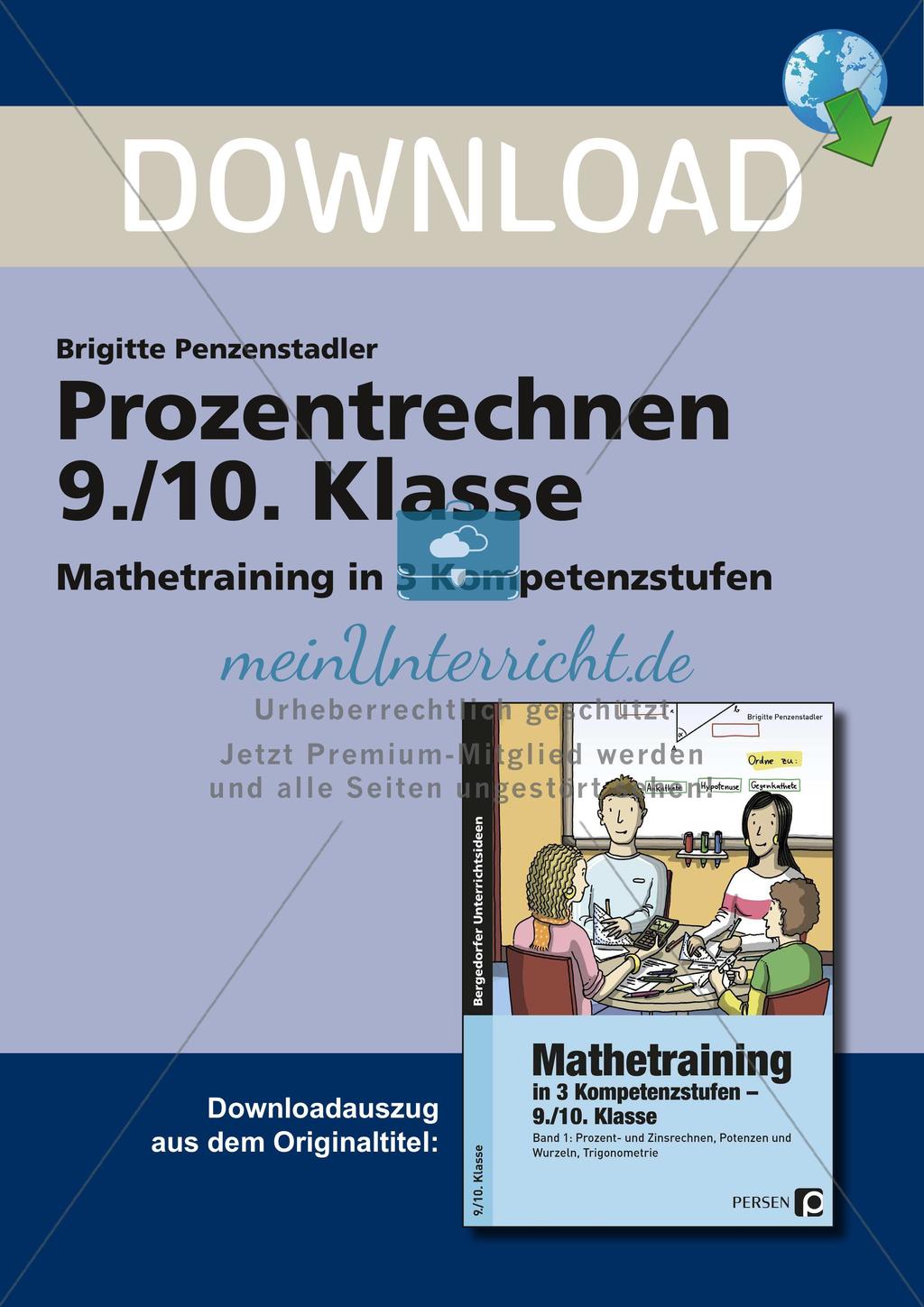Prozentrechnen Preview 1