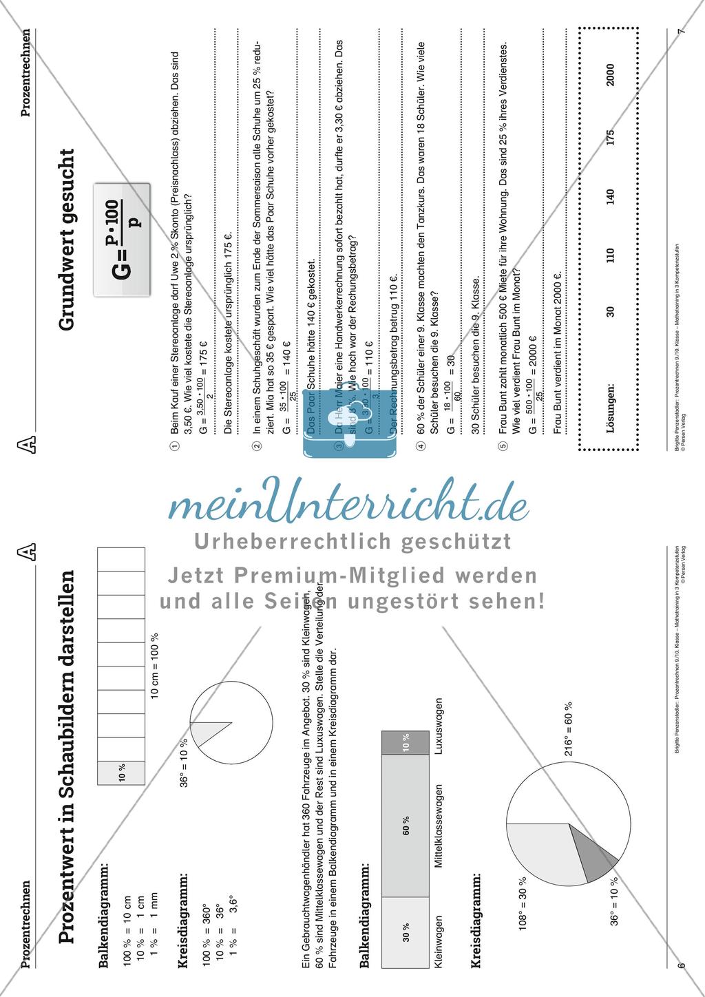 Prozentrechnen Preview 20