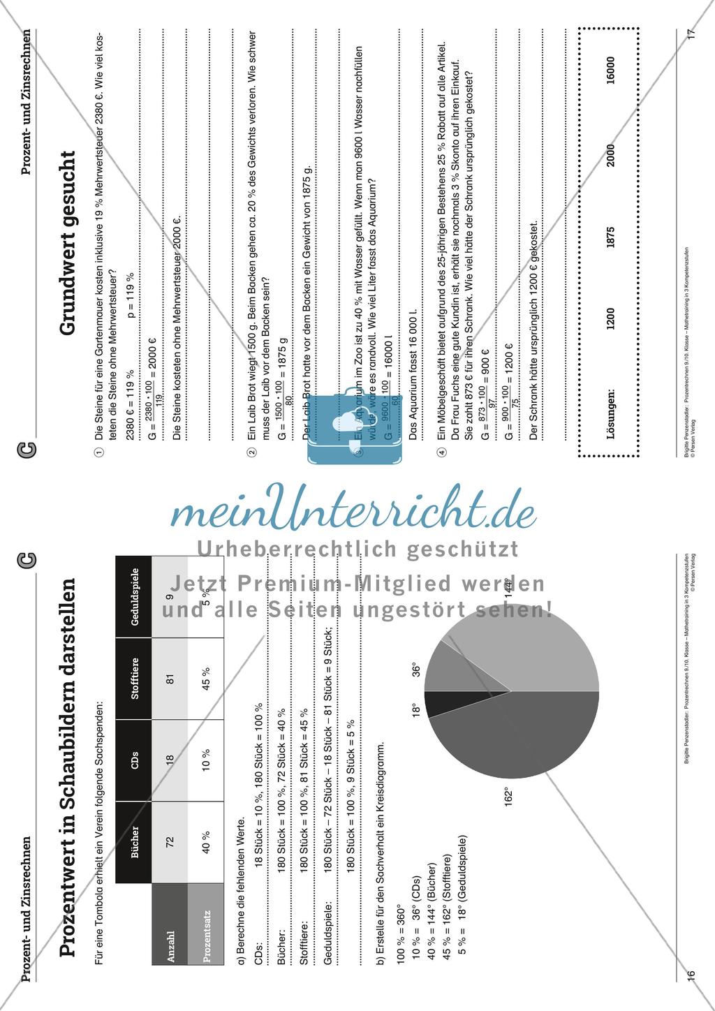 Prozentrechnen Preview 25