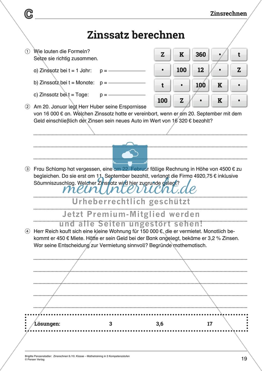 Zinsrechnen Preview 19