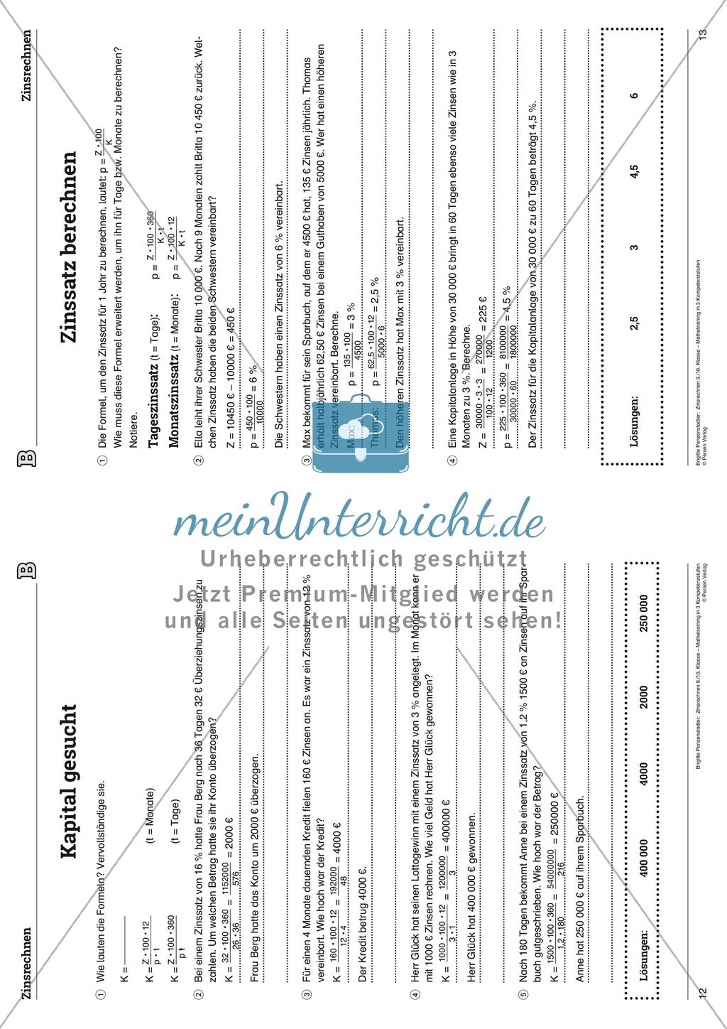 Zinsrechnen Preview 26
