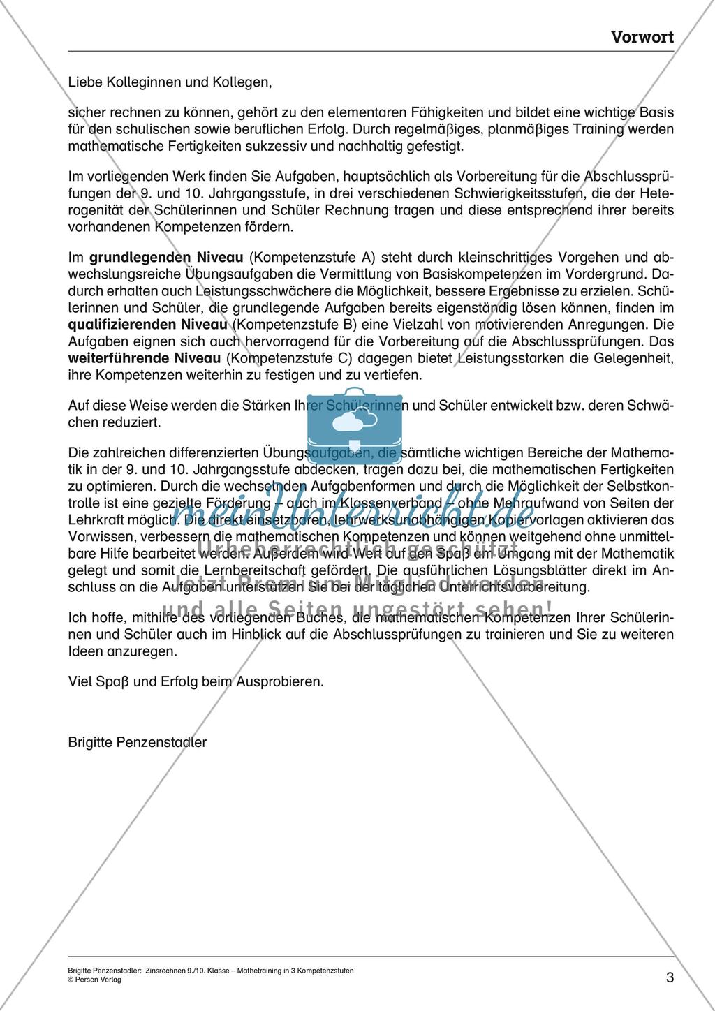 Zinsrechnen Preview 3