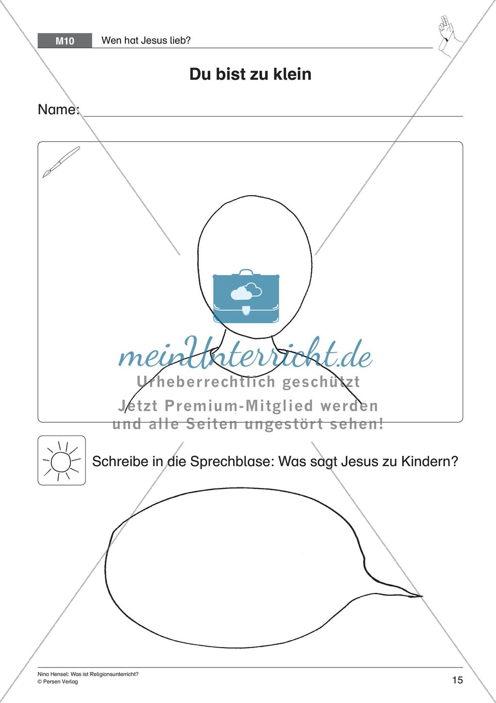 Kennenlernen des Faches Religion Preview 17