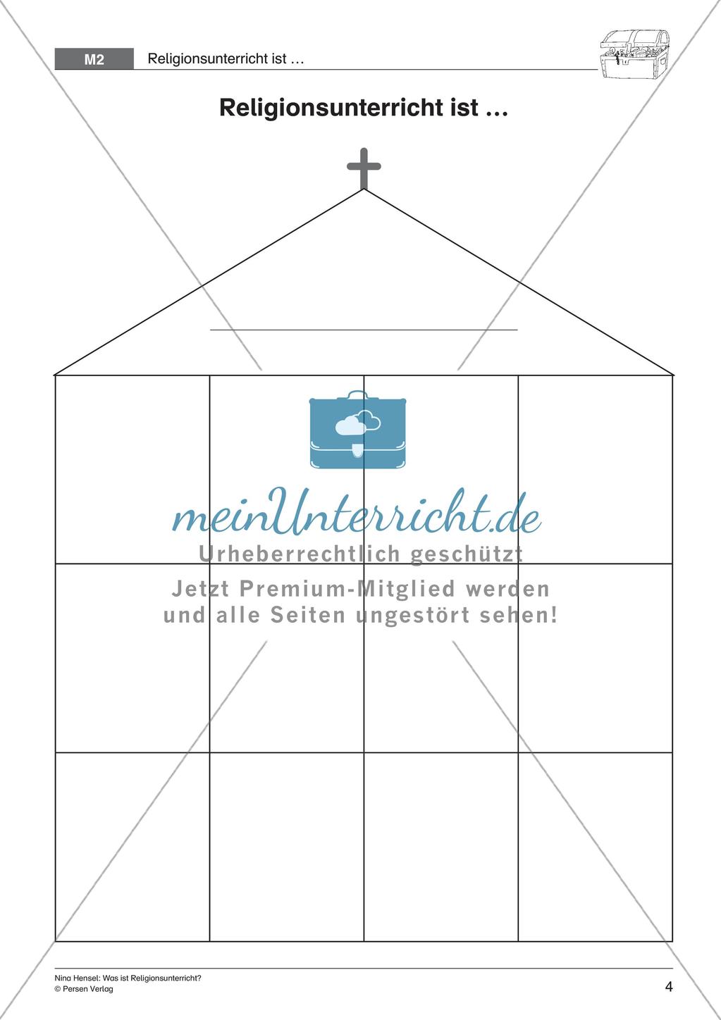 Kennenlernen des Faches Religion Preview 6