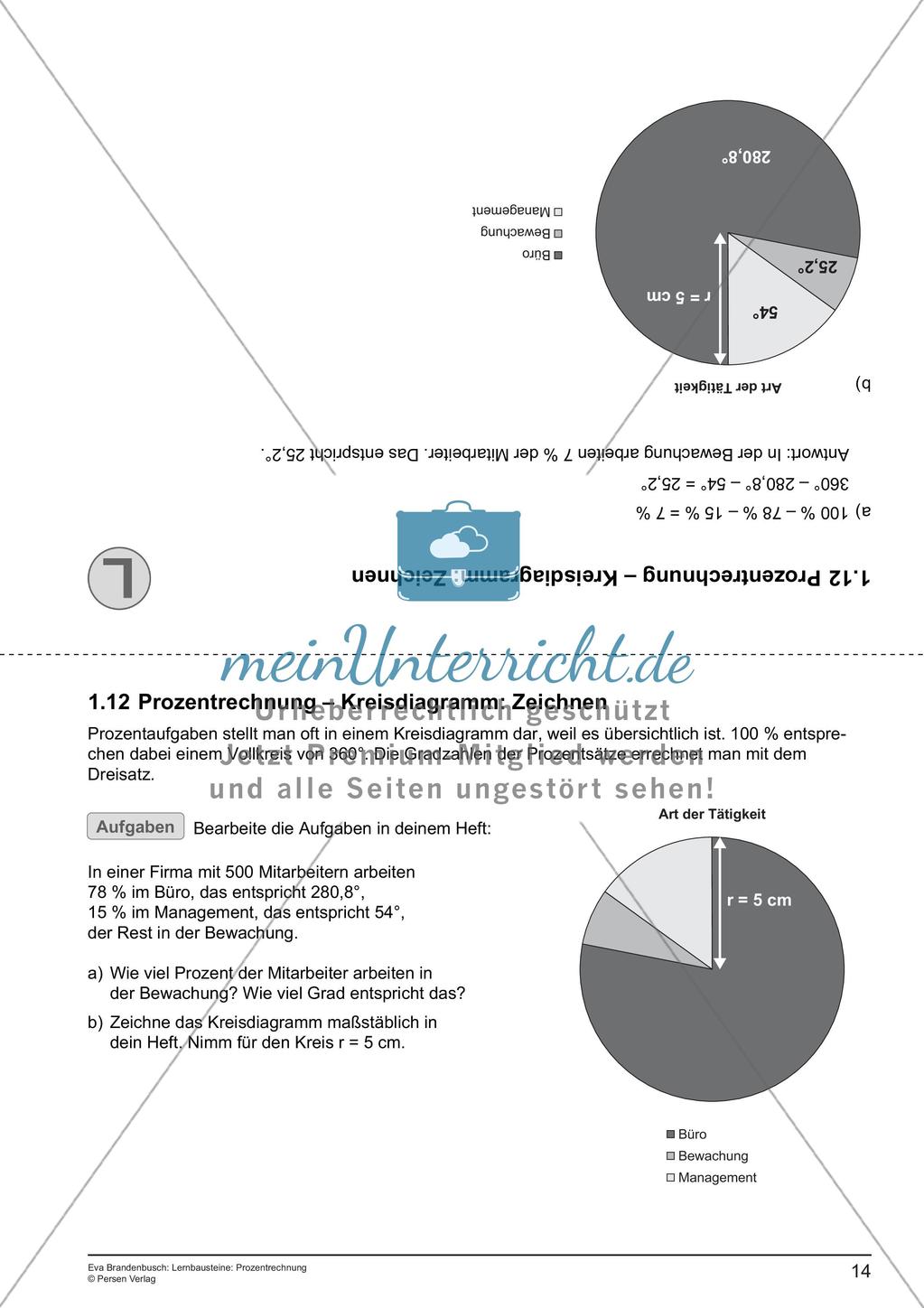 Lernbausteine: Prozentrechnung Preview 16