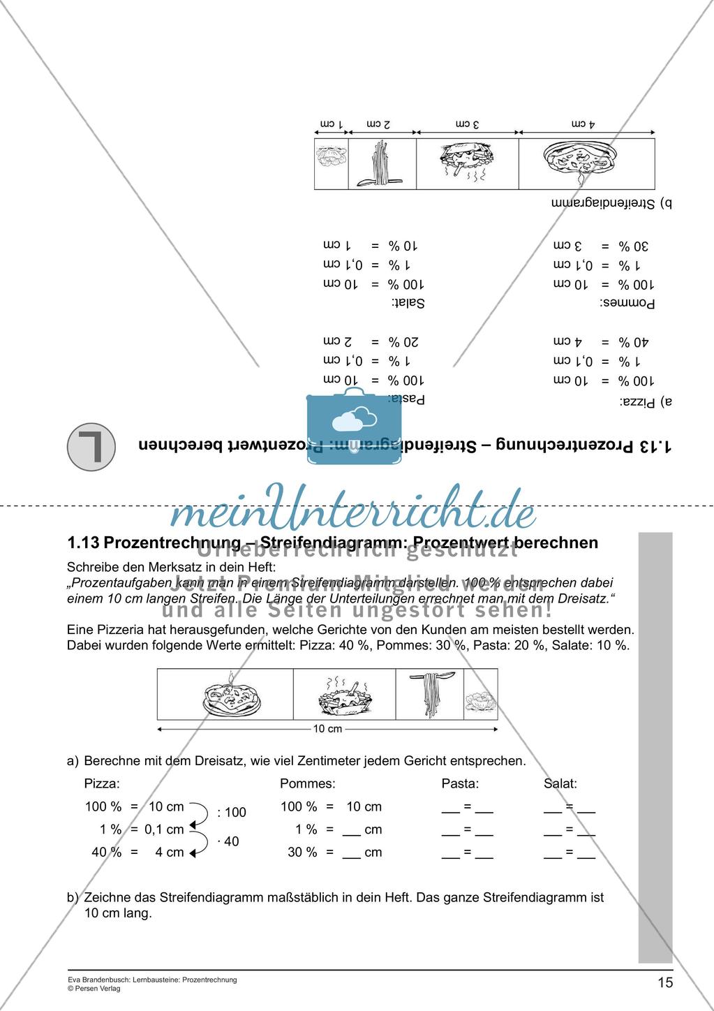Lernbausteine: Prozentrechnung Preview 17