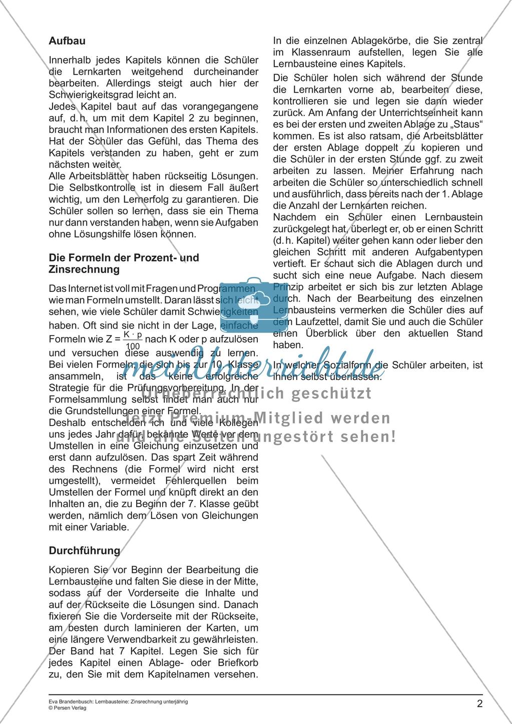Lernbausteine: Unterjährige Zinsrechnung Preview 4