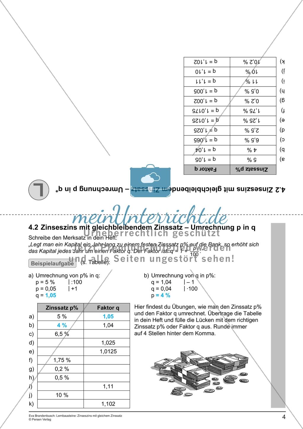 Lernbausteine: Zinszeszins mit gleichem Zinssatz Preview 6