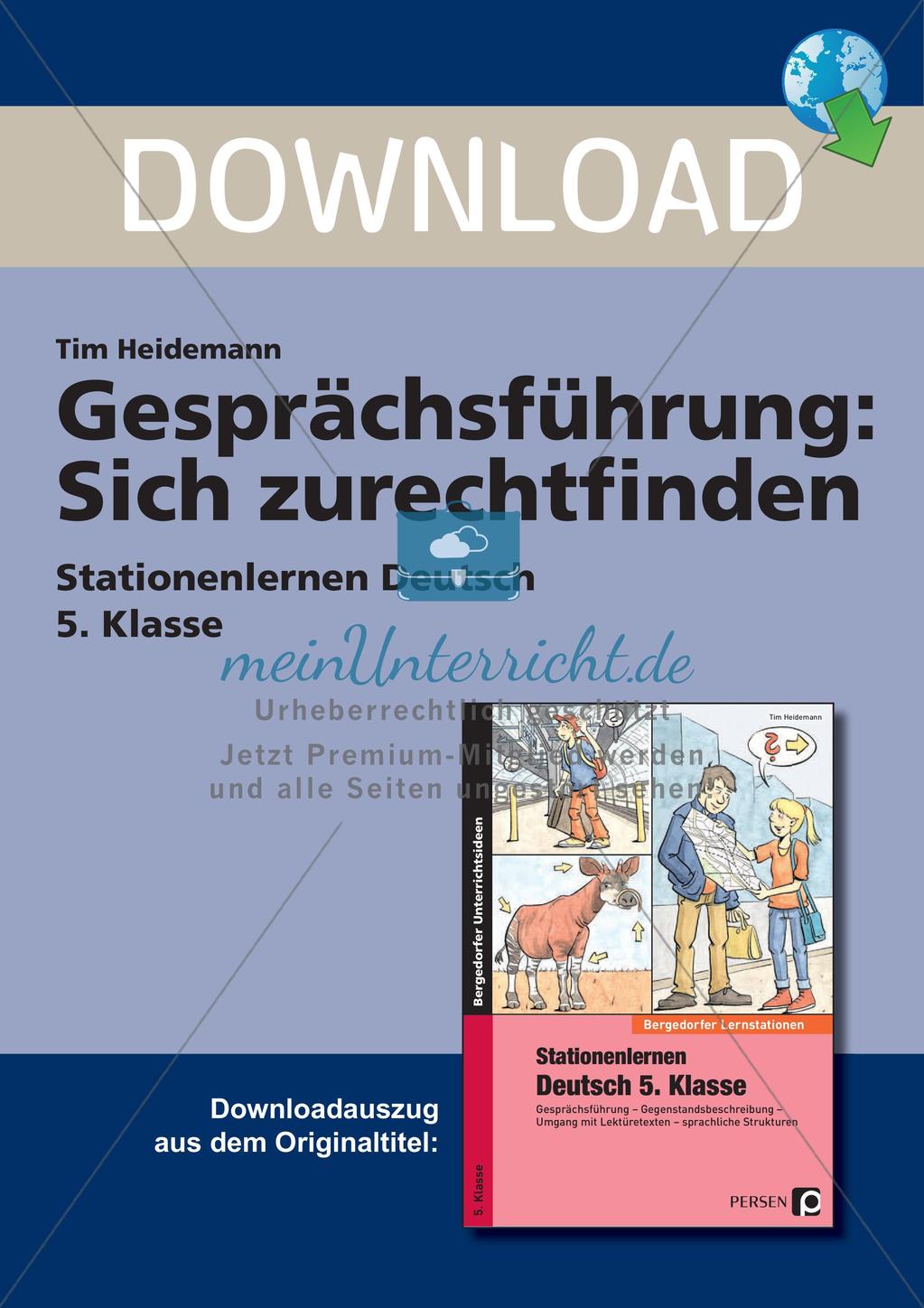 Gesprächsführung: Sich zurechtfinden Preview 1
