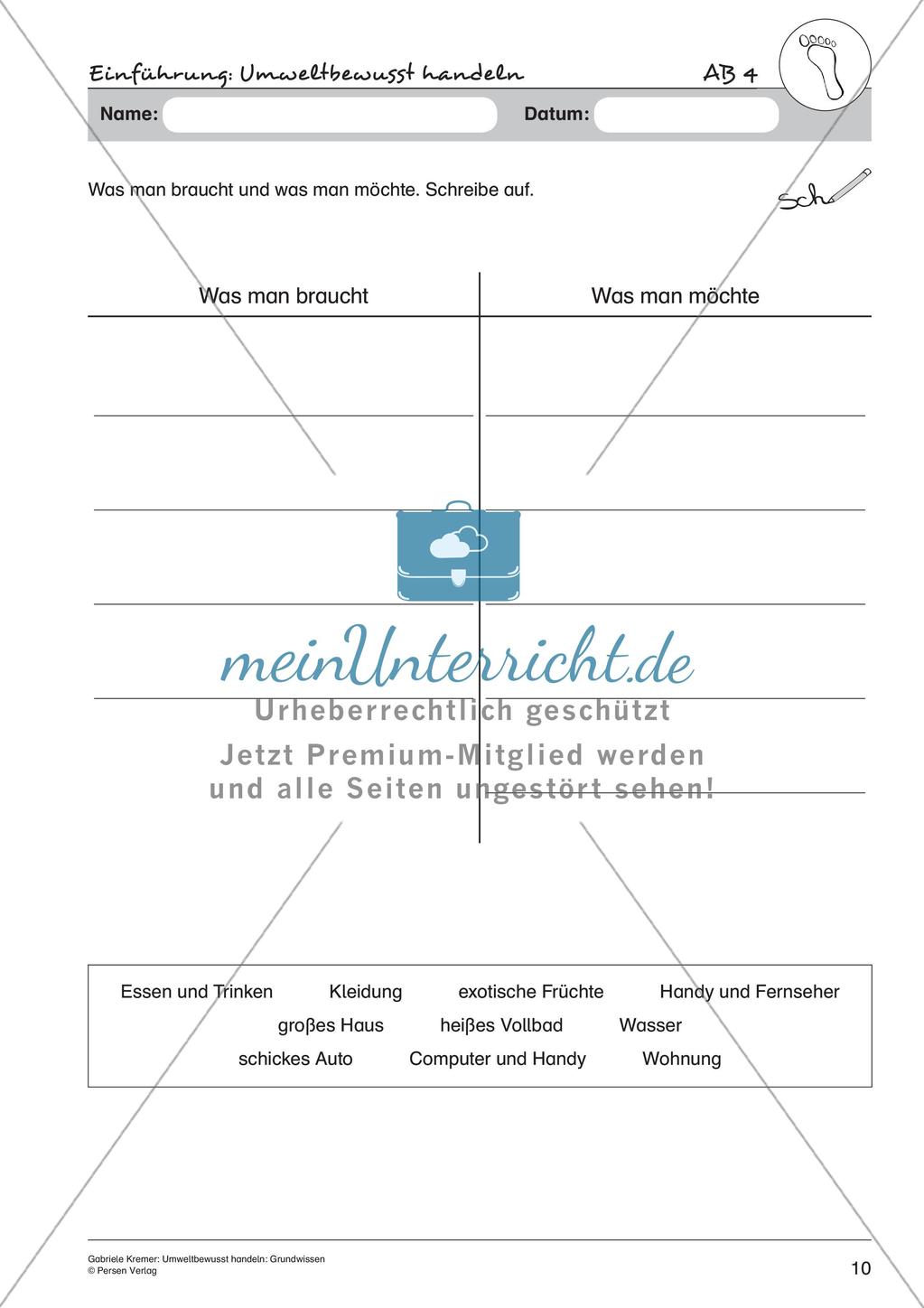 Umweltbewusstes Handeln: Grundwissen Preview 12