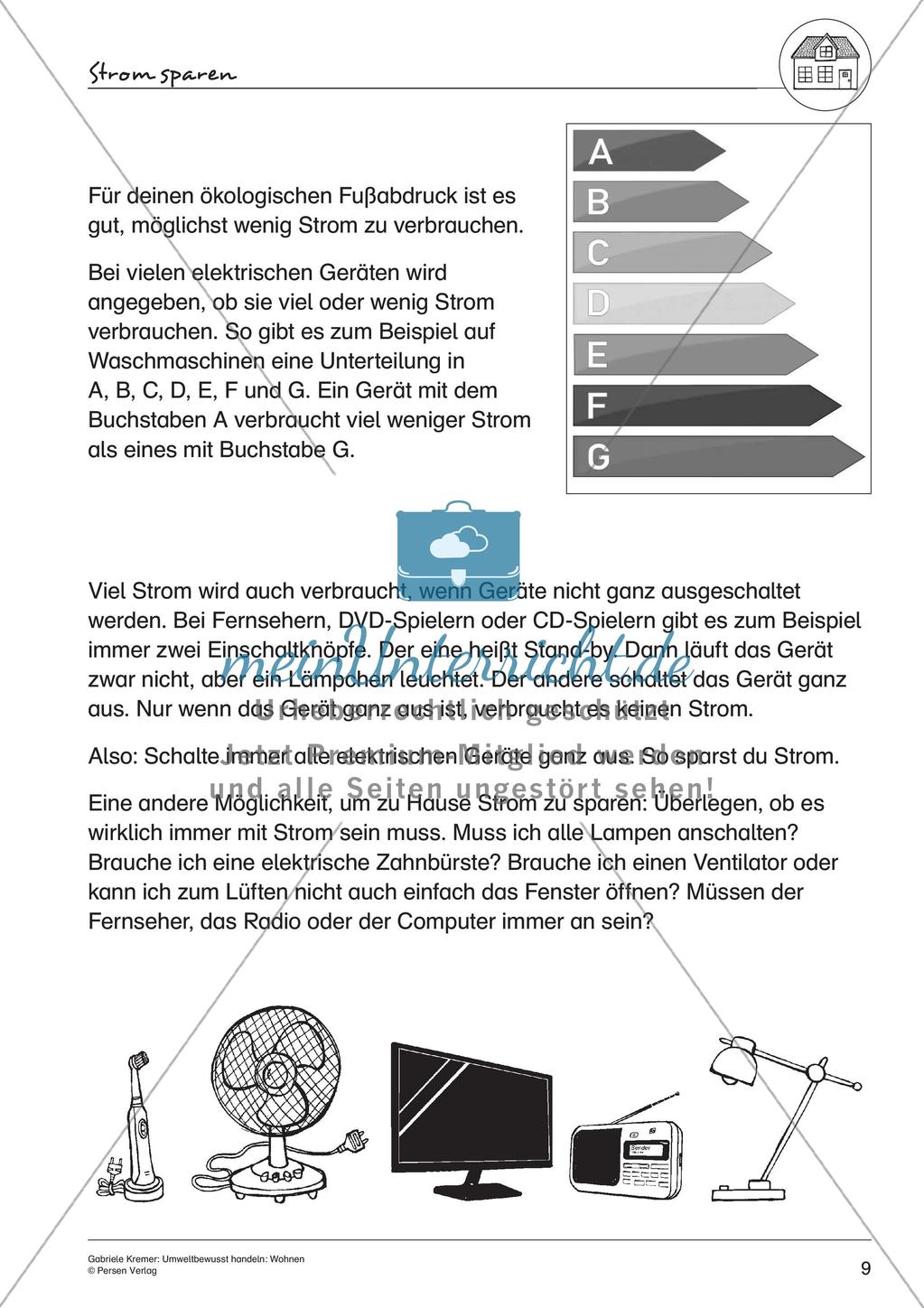Umweltbewusstes Handeln: Strom- und Wasserverbrauch Zuhause Preview 11