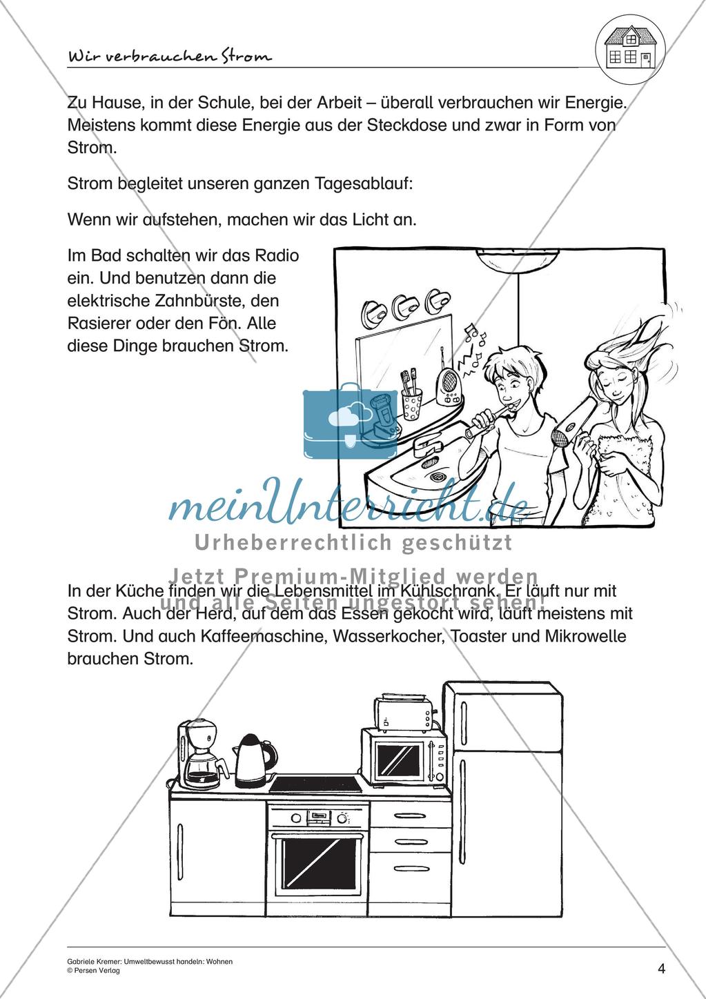 Umweltbewusstes Handeln: Strom- und Wasserverbrauch Zuhause Preview 6