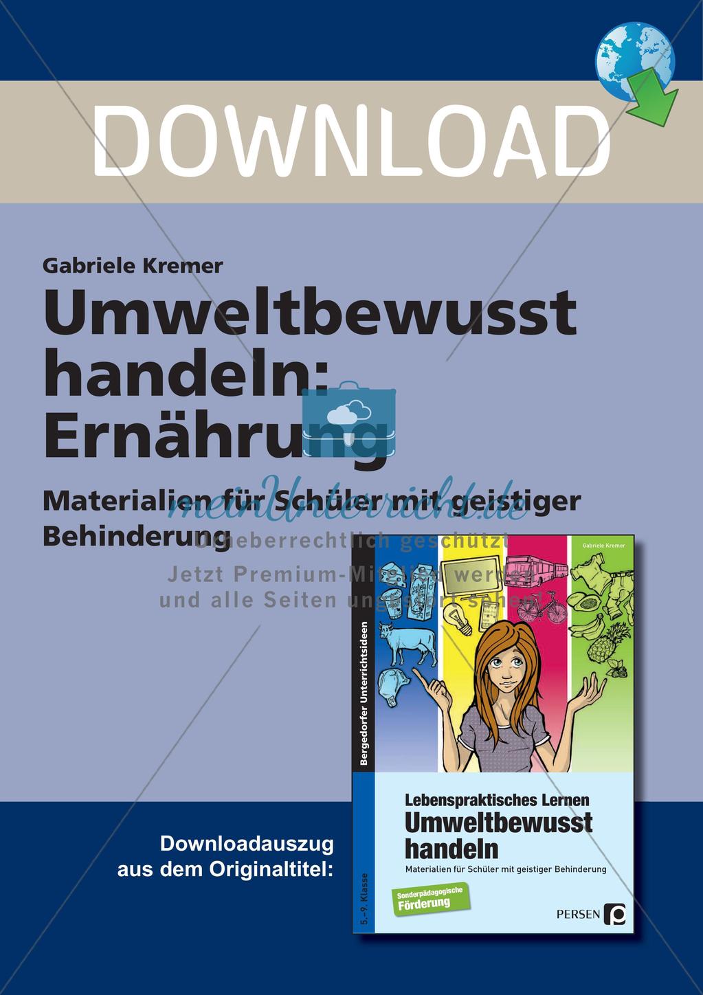 Umweltbewusstes Handeln: Ernährung Preview 1