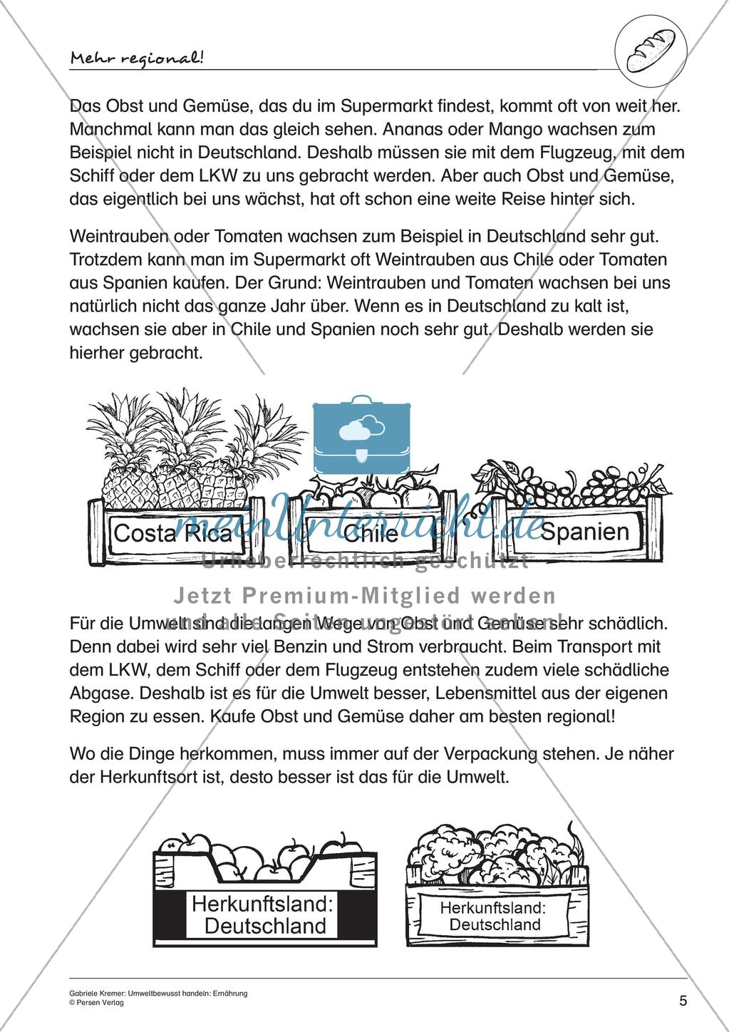 Umweltbewusstes Handeln: Ernährung Preview 7