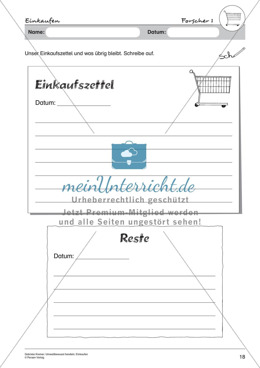 Umweltbewusstes Handeln: Einkaufen Preview 20