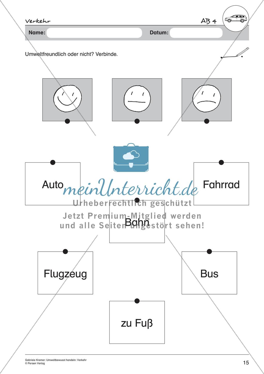 Umweltbewusstes Handeln: Straßenverkehr Preview 17